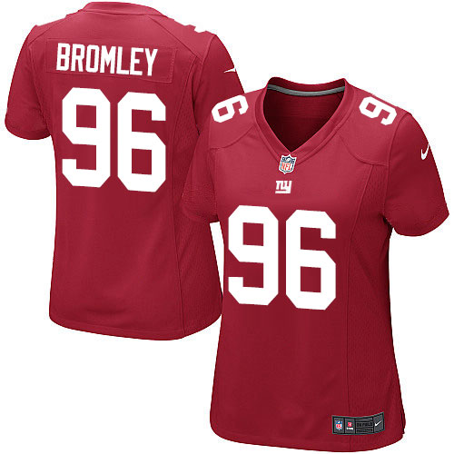 Women's Limited Jay Bromley Nike Jersey Red Alternate - #96 NFL New York Giants